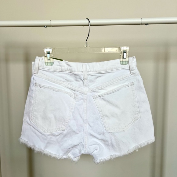 Abercrombie & Fitch Curve Love Women’s High Rise 4” Mom Short | White | NWT - Picture 4 of 4